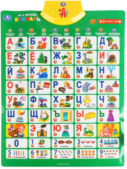 Плакат говорящий «Букварь»