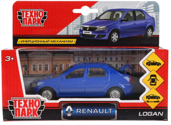 Машина инерционная «Renault Logan»