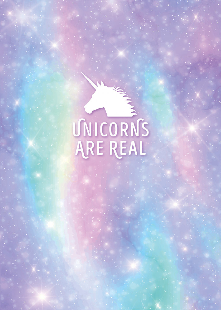 Тетрадь «Unicorns are real» | Тетради общие 48 л.