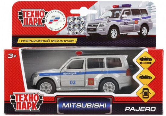 Машина инерционная «Mitsubishi Pajero Полиция»
