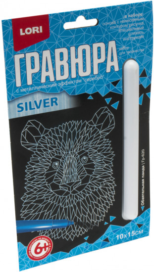 Гравюра малая «Обаятельная панда»