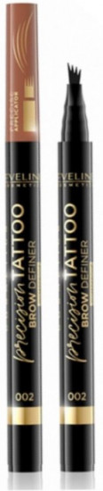 Маркер для бровей водостойкий «Tattoo Brow Definer», оттенок 002