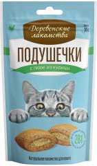 Лакомство для кошек «Подушечки из курицы»
