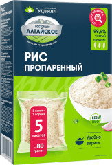 Рис пропаренный в варочных пакетах