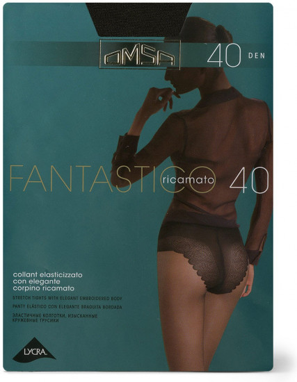 Колготки с кружевными трусиками «Fantastico 40»