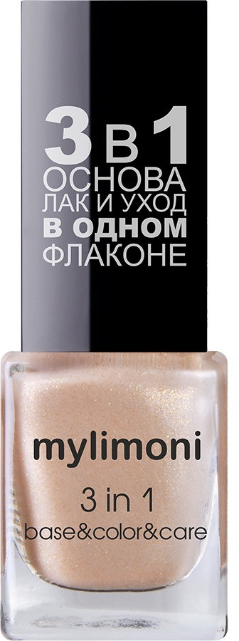 Лак для ногтей 3 в 1, оттенок 89 | Mylimoni | Limoni