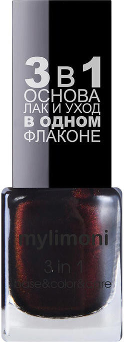 Лак для ногтей 3 в 1, оттенок 98 | Mylimoni | Limoni