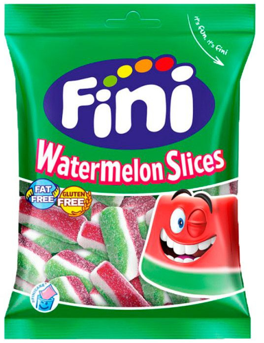 Мармелад жевательный Watermelon Slices Gummy Candy «Дольки Арбуза» | Fini
