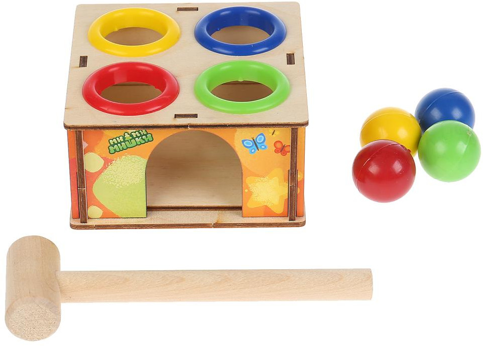 Стучалка «Играем в шарики» | WoodLandToys