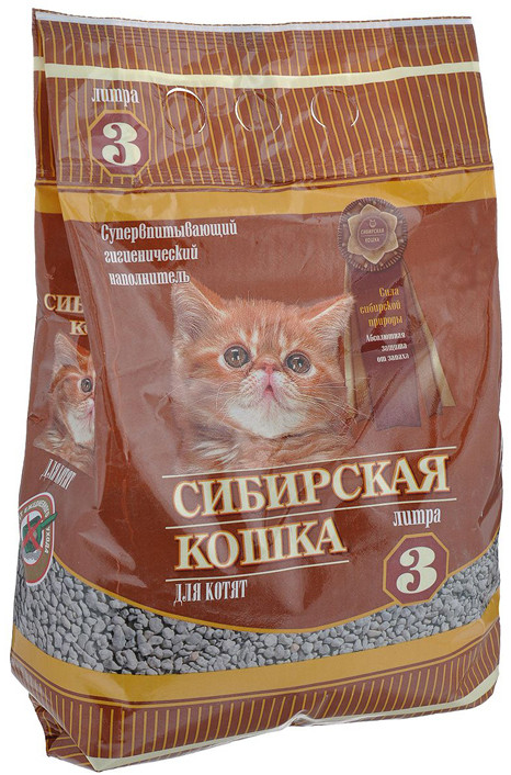 Наполнитель для котят супервпитывающий | Сибирская Кошка