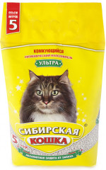 Наполнитель для кошачьего туалета комкующийся «Ультра»