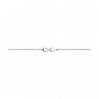 Браслет из серебра с бриллиантами