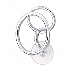 Серьга из серебра