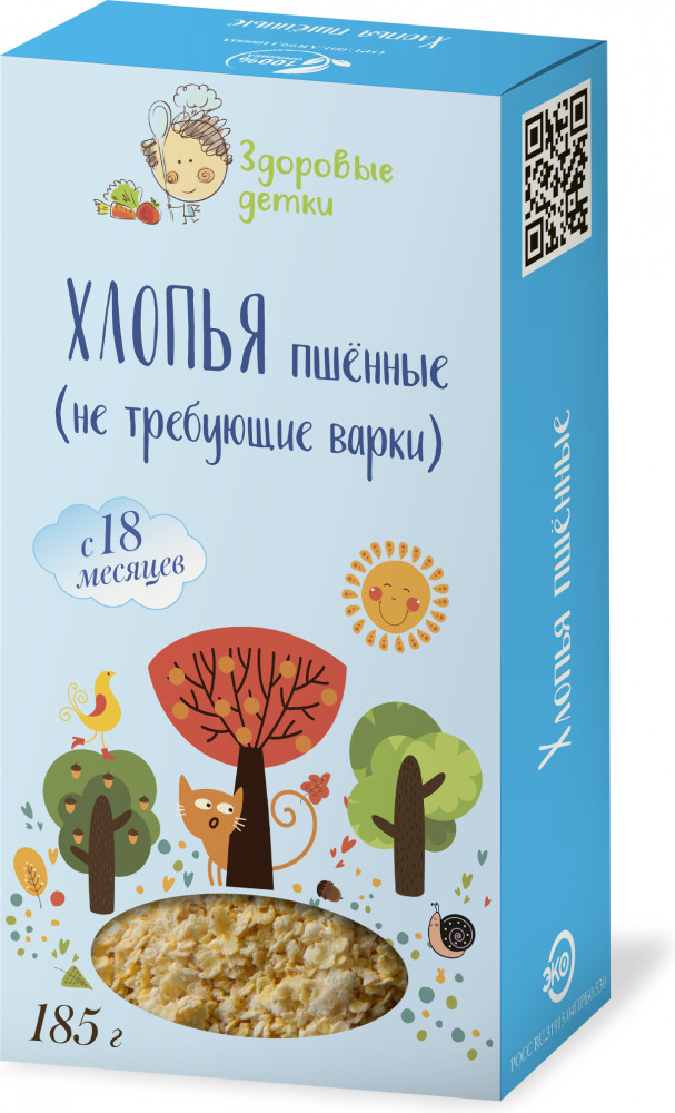 Хлопья пшенные не требующие варки | Здоровые детки