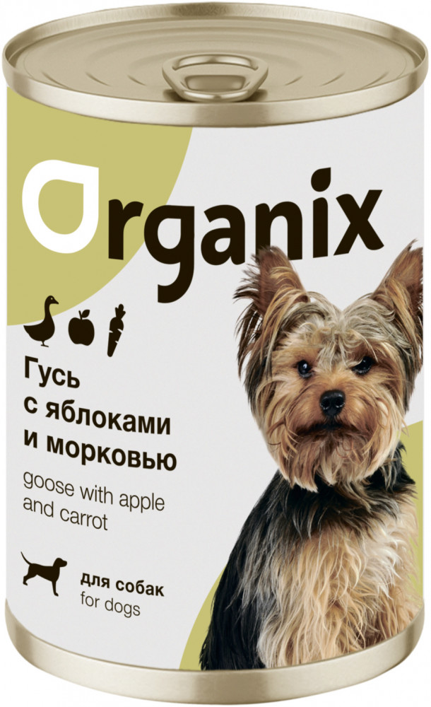 Консервы для собак «Фрикасе из гуся с яблоками и морковкой» | Organix