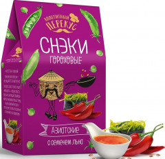 Снэки гороховые с семенем льна «Азиатские»