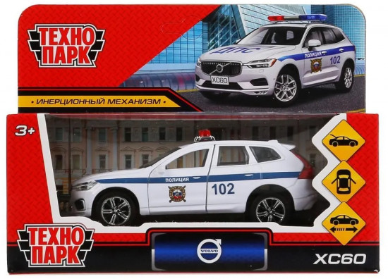 Машина инерционная «Volvo XC60 R-Desing. Полиция»