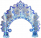 Ободок карнавальный «Снежинки»