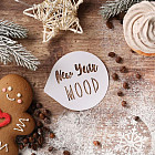 Трафарет для кофе «Новогоднее настроение»