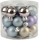 Набор ёлочных шаров «Шёлк микс»