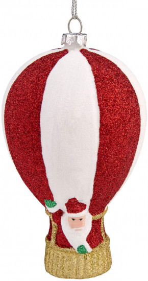 Игрушка ёлочная «Дед Мороз на шаре»
