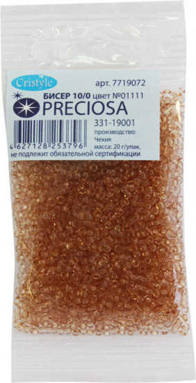 Бисер прозрачный «Solgel»