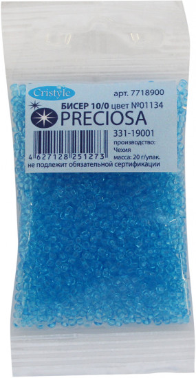 Бисер прозрачный «Solgel»