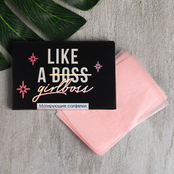 Салфетки для лица матирующие «Like a girlboss» | GRL PWR | Beauty Fox