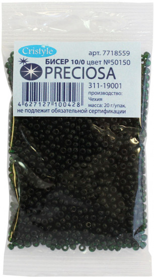 Бисер прозрачный