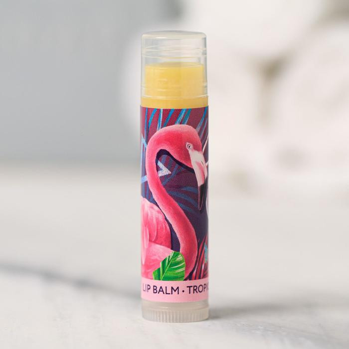 Бальзам для губ с маслом кокоса и клубничным ароматом «Shine on!» | Tropical | Beauty Fox