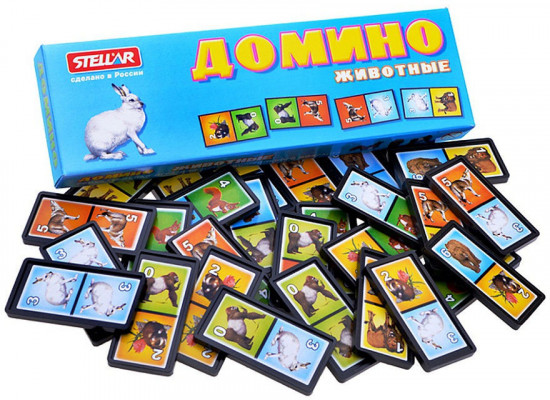 Домино детское «Животные»