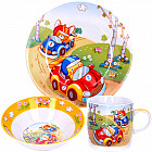 Набор посуды детский «Машинки»