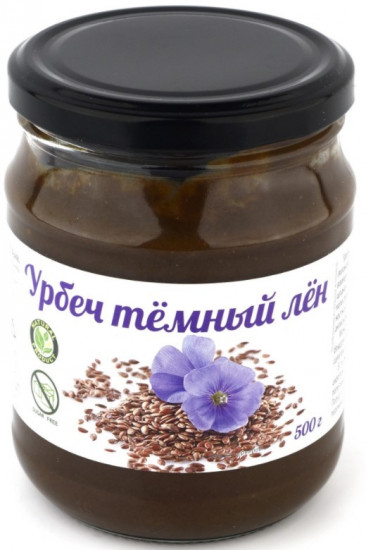 Урбеч из семян темного льна