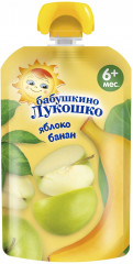 Пюре со вкусом яблока и банана