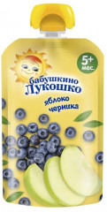 Пюре со вкусом яблока и черники