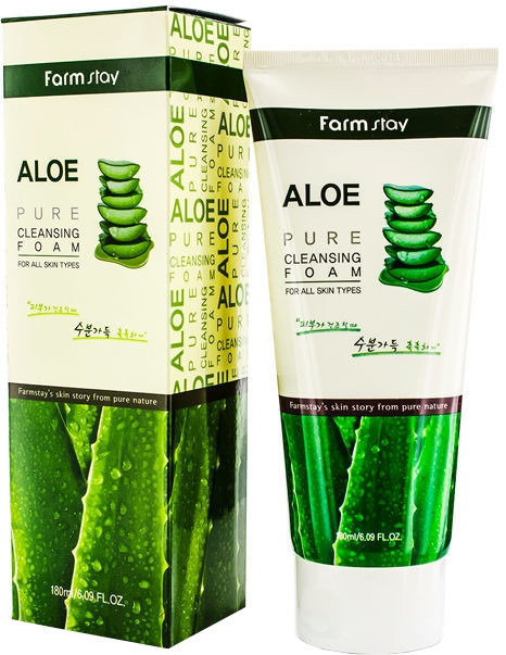 Пенка для умывания очищающая с экстрактом алоэ | Aloe | Myungin Corporation