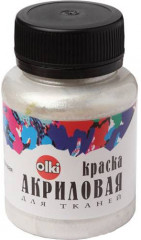 Краска акриловая для ткани, перламутр