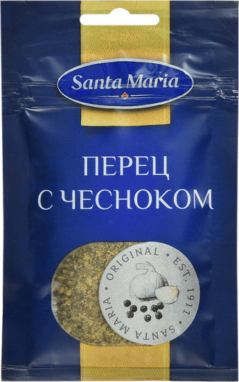 Перец с чесноком