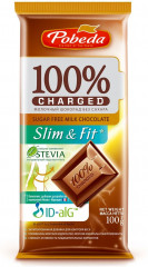 Шоколад молочный без сахара «Slim & Fit»