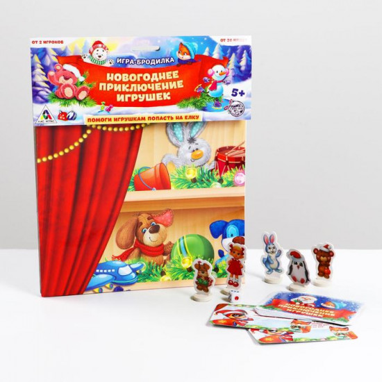 Игра настольная «Новогоднее приключение игрушек»