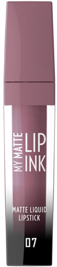 Помада для губ жидкая матовая «My matte lip ink», тон 07