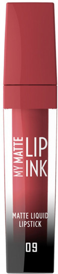 Помада для губ жидкая матовая «My matte lip ink», тон 09