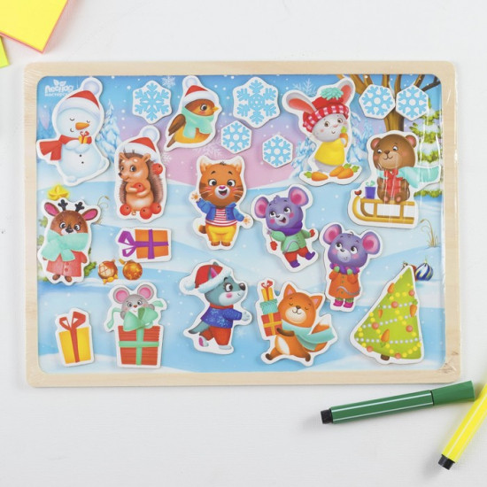 Конструктор магнитный «Праздник в лесу»