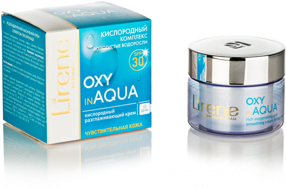 Крем для лица кислородный SPF30 | Oxy In Aqua | Lirene