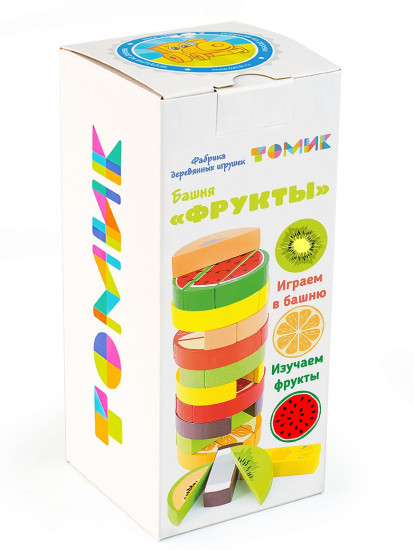 Игра настольная «Башня. Фрукты»