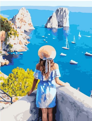 Картина по номерам «Это мой рай» | Paintboy
