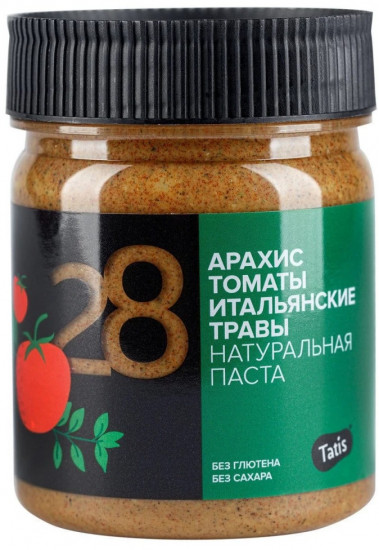 Паста арахисовая «Томаты и итальянские травы»