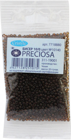 Бисер прозрачный