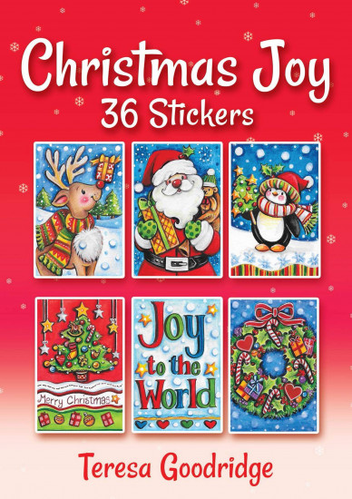 Christmas joy 36 stickers