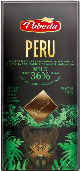 Шоколад молочный «Перу»